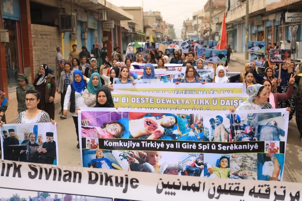 Jinên Amûdê ji civaka navneteweyî daxwaz kirin ku Tirkiyê darizînin