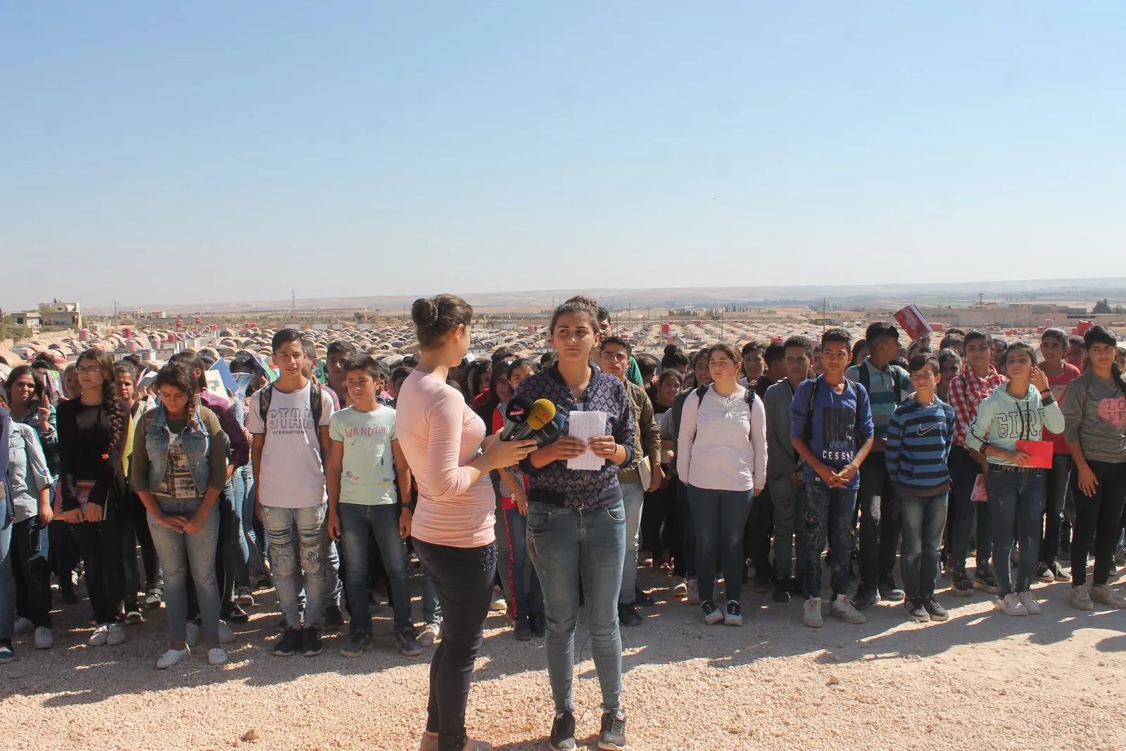 Xwendekarên Efrînê: Em amade ne li dijî dagirkeriya Tirk şer bikin