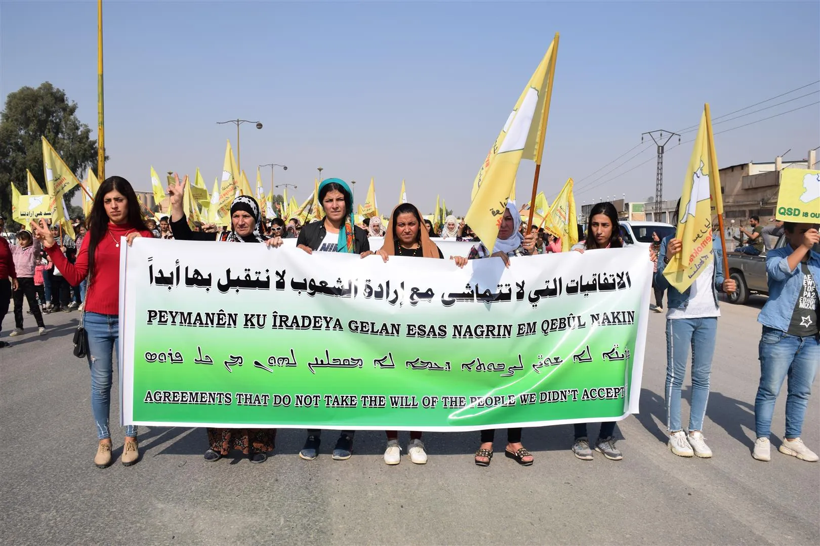 Şêniyên Hesekê: Ji bilî QSD`ê tu hêzan qebûl nakin