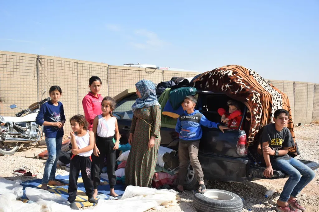 Koçberan berê xwe dan baregeha Koalisyonê û banga parastinê kirin