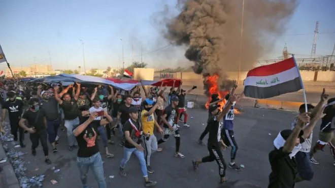 Bîlançoya xwepêşandênên Iraqê: 93 kuştî û 4 hezar birîndar