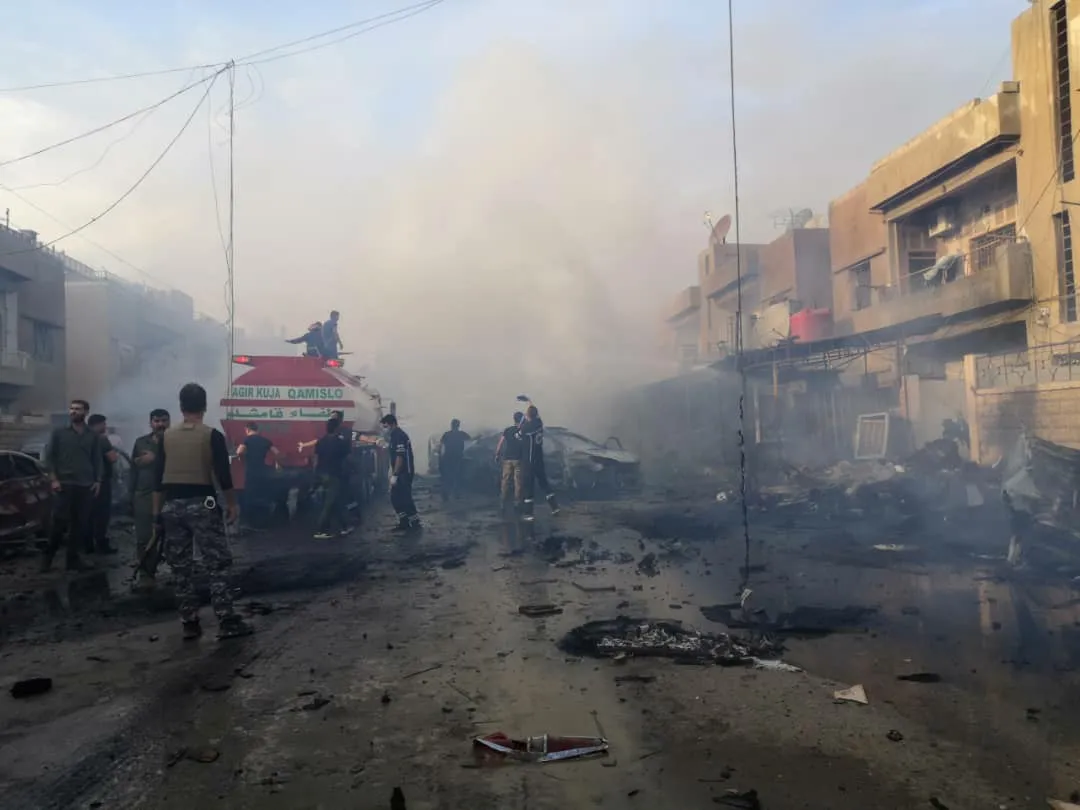 Di êrîşa şaneyên DAIŞ‘ê ya li Qamişlo de sivîlek şehîd bû, 3 jî birîndar bûn