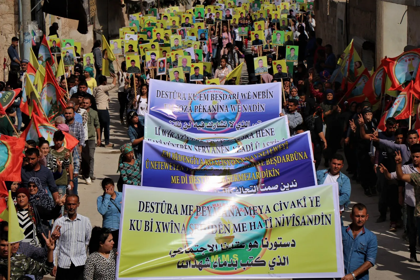 Hêrsa gel a li dijî dagirkeriya Tirk zêde dibe, li Şehbayê jî meşa bi heybet