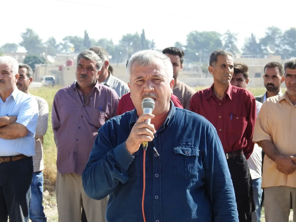 Xelkê Bakur û Rojhilatê Sûriyê li dijî gefên Tirkiyê li Girê Spî bûn
