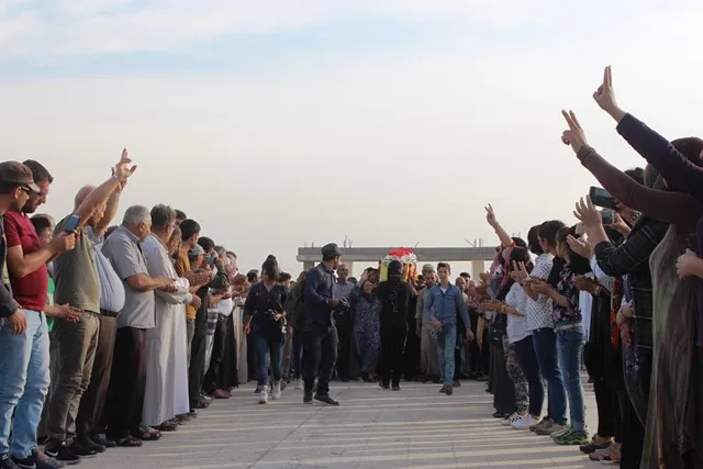 Cenazeyê şehîd Mihemed Zuhêr li Tirbespiyê hate veşartin