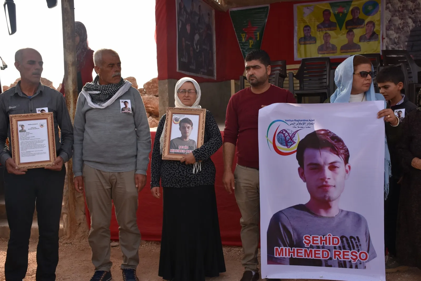 Li Şehbayê ji bo nûçegihan Mihemed Reşo taziye hate danîn