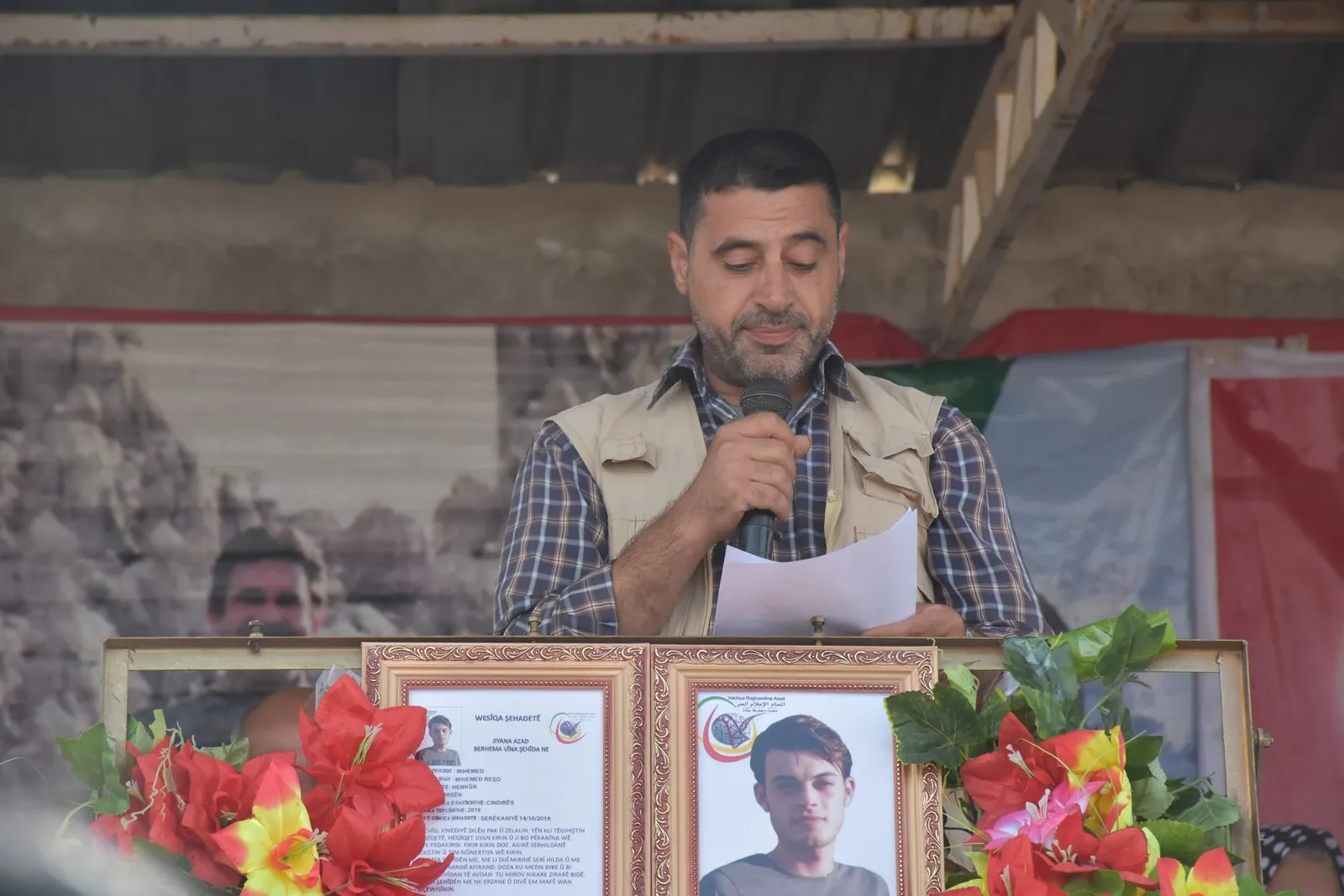 Li Şehbayê ji bo nûçegihan Mihemed Reşo taziye hate danîn