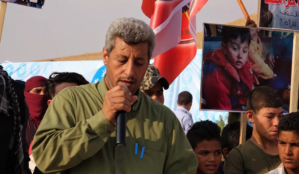 Şêniyên Tebqayê li dijî dagirkeriya dewleta Tirk meşiyan