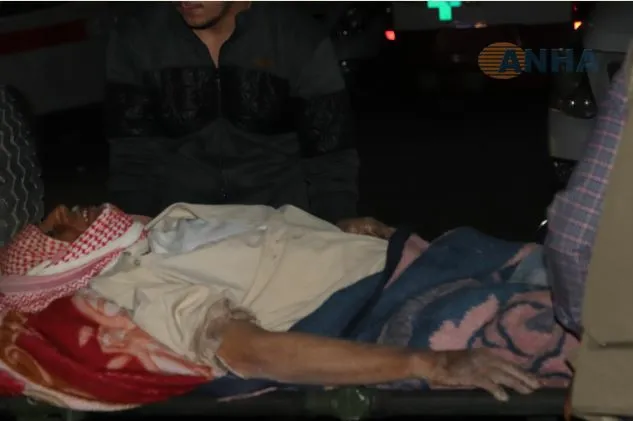 Çeteyên dagirkeriya Tirk li Girê Spî kalek birîndar kir