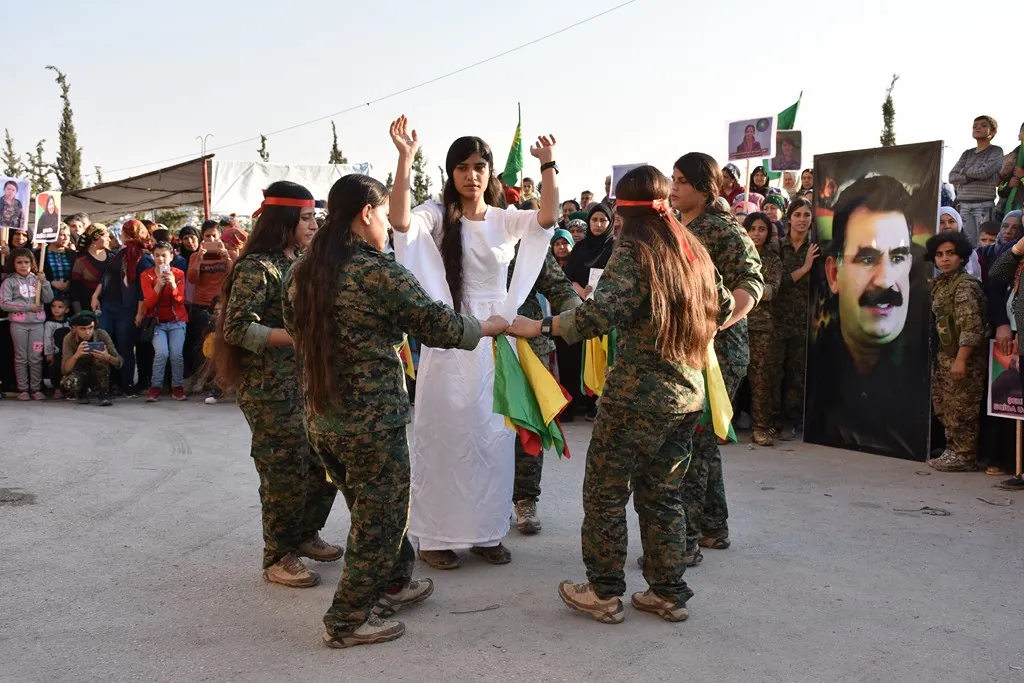 Li Helebê bi sedan jin li dijî sûcên dagirkeriyê daketin qadan