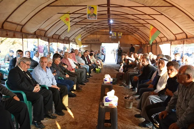 Sersaxî ji malbata şehîd Hemze re hate xwestin