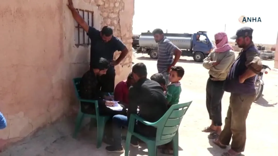 Li Şedadê mazot li şêniyan hate belavkirin