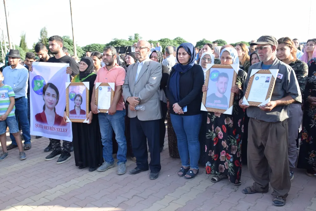 Şehîd Hevrîn û şehîdên Berxwedana Rûmetê hatin oxirkirin