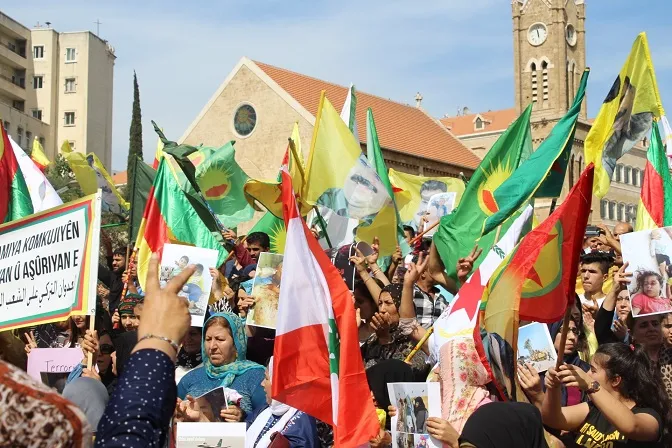 Dagirkeriya Tirk li ber avahiya NY‘yê ya li Beyrûtê hate şermezarkirin