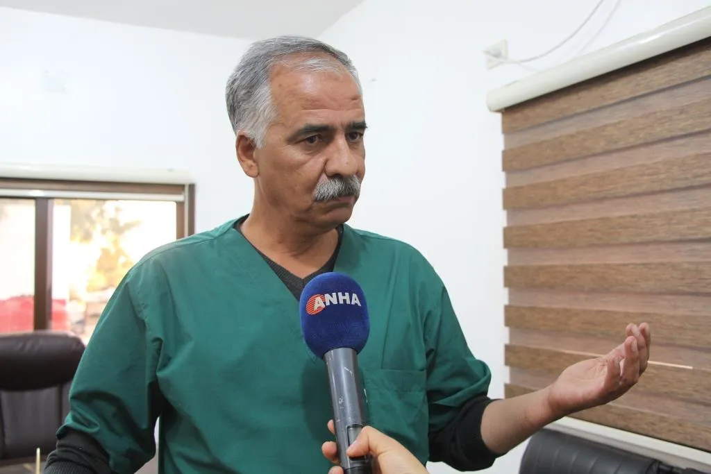 Di nav şer de rola xebatkar û bijîşkên Nexweşxaneya Şehîd Lêgerîn