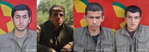 HPG'ê nasnameya şehîdên Heftanîn û Zapê eşkere kirin