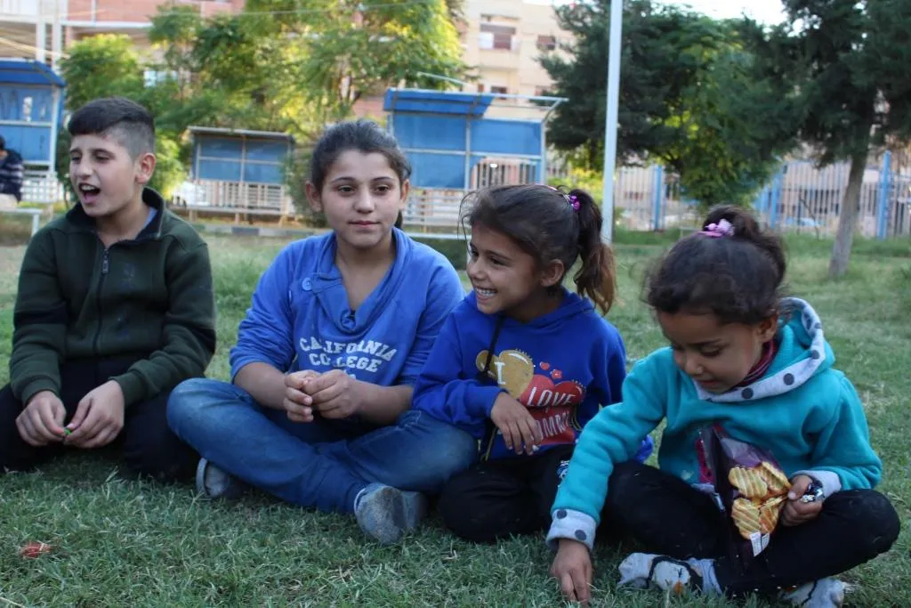 Zarokên Serêkaniyê yên ku beşdarî xwepêşandanê bûne, bêriya dibistanên xwe kirine