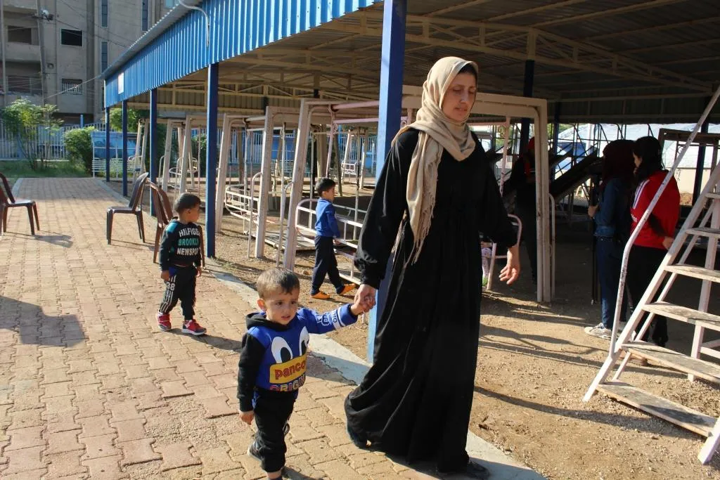Zarokên Serêkaniyê yên ku beşdarî xwepêşandanê bûne, bêriya dibistanên xwe kirine