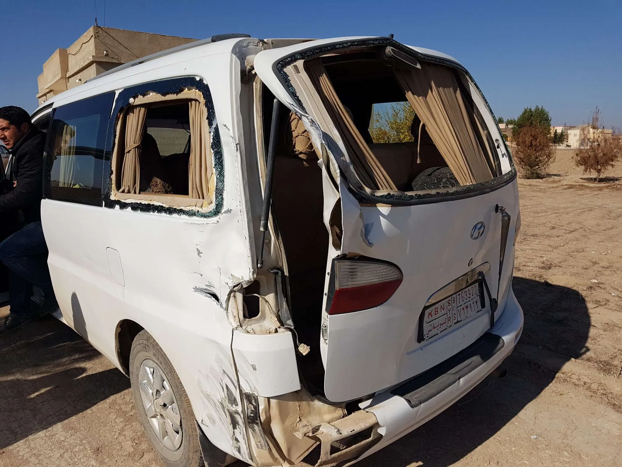 Li Kobanê panzêra di dewriyeya Rûsya-Tirkiyê de pê li lingê ciwanekê kir