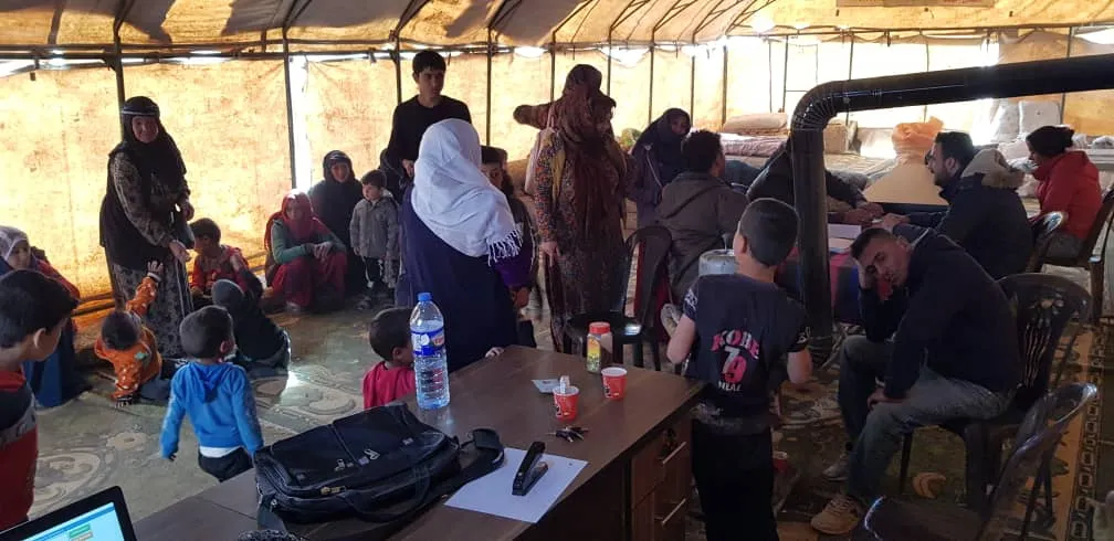 Hejmareke nû ya koçberan gihîşt Kampê Waşokanî