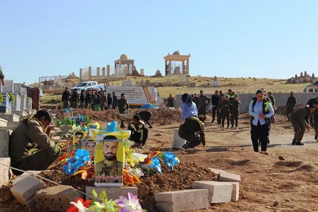 Hêzên Ewlekariya Hundirîn dest bi hemleya paqijkirina Goristana Şehîd Dilşêr kir