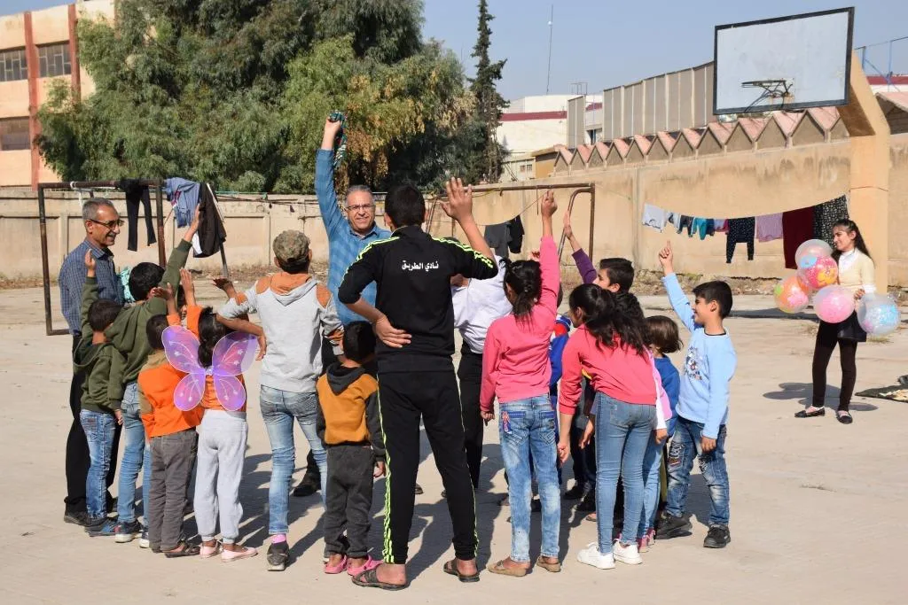 Çalakiyek ji zarokên koçber ên Serêkaniyê yên li Qamişlo re hat lidarxistin