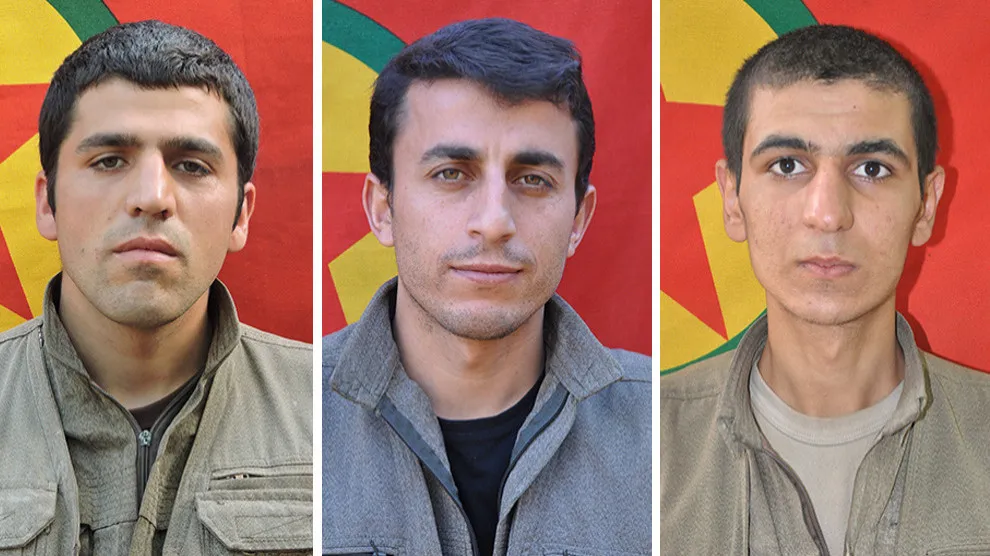 HPG'ê nasnameya 3 şehîdan eşkere kir