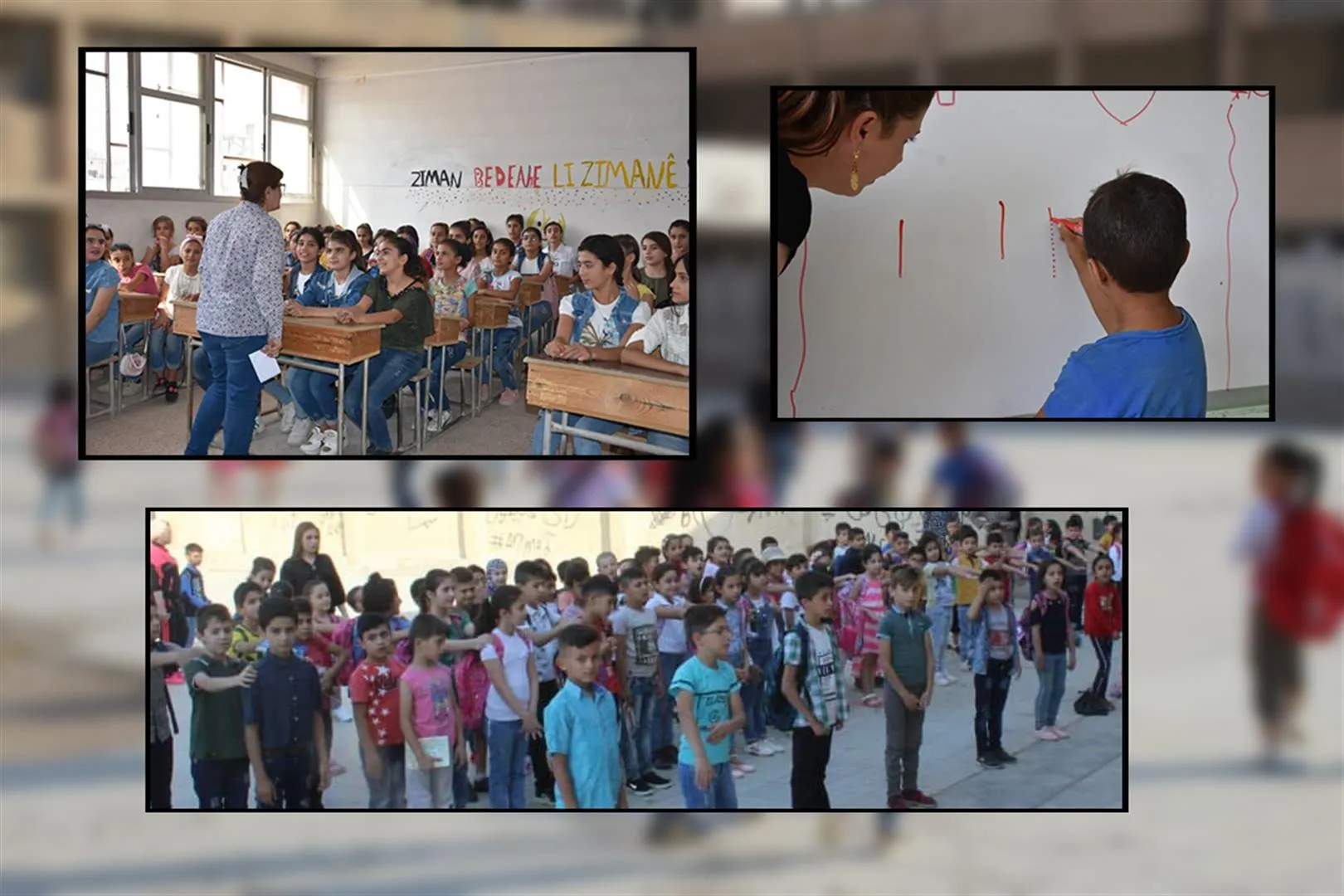 70 hezar şagirt li gundewarên Hesekê ji xwendinê bêpar man