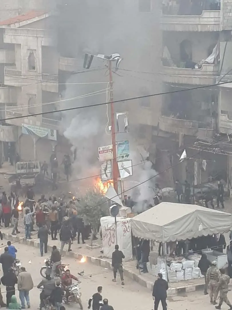 Li nêzî Çerxerêya Newroz a Efrînê teqîn