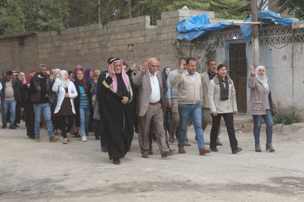 Li Minbicê li dijî êrişên artêşa Tirk çalakiya kon berdewam e