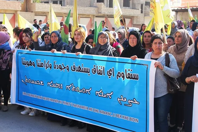 Gelên Tirbespiyê li dijî êrişên dewleta Tirk daketin qadan