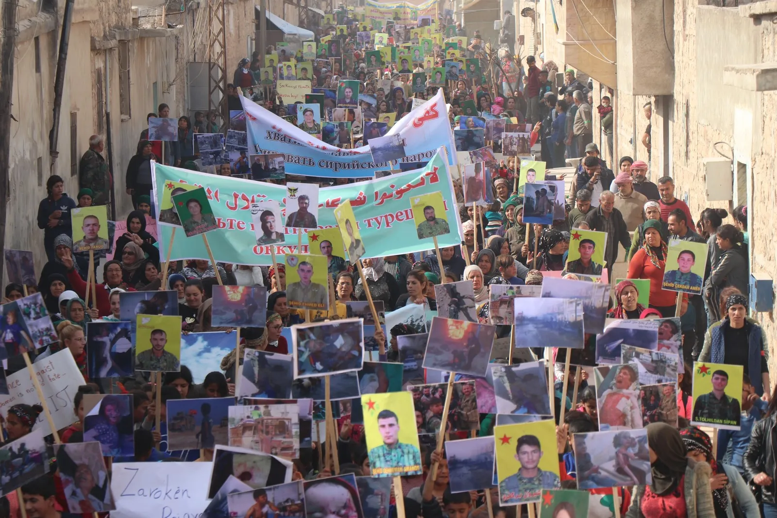 Şêniyên Efrînê: Divê dewleta Tirk a dagirker ji xaka Sûriyê derkeve