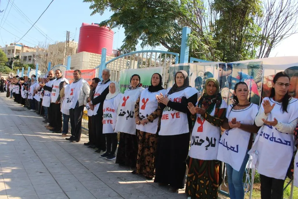 Ji bin konê çalakiyê: Em dagirkirina xaka xwe qebûl nakin