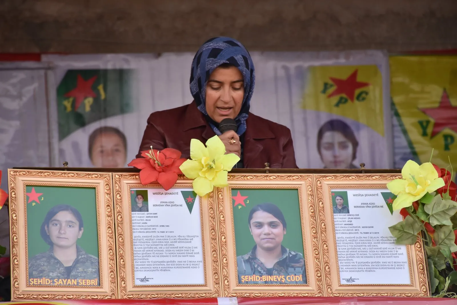 Li Şehbayê merasîma 3 şehîdên Berxwedana Rûmetê 