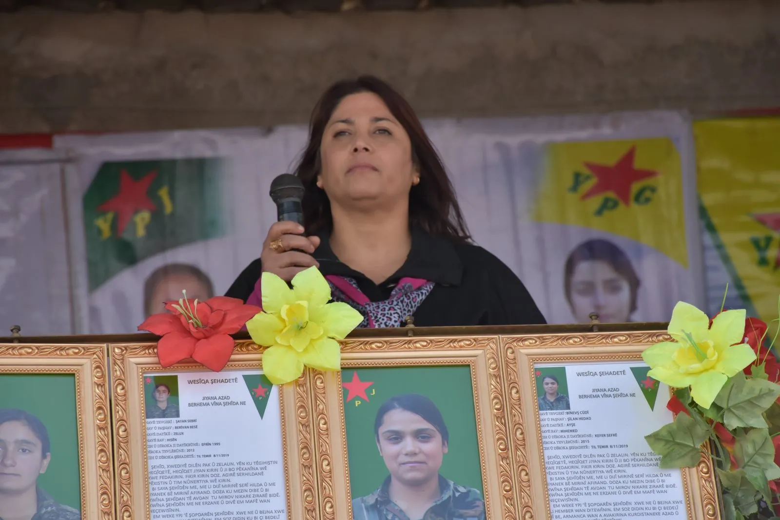Li Şehbayê merasîma 3 şehîdên Berxwedana Rûmetê 