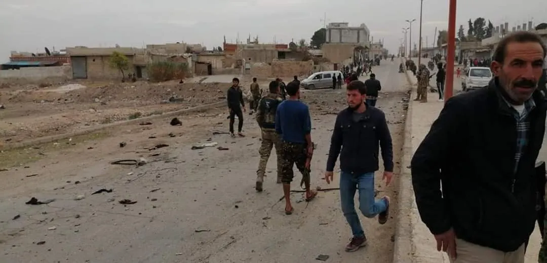 Li Girê Spî yê dagirkirî teqînek pêk hat