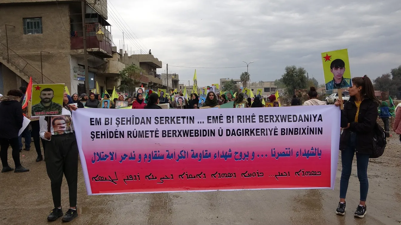 Şêniyên herêma Cizîrê li ser pêyan in û piştgiriya QSD`ê dikin