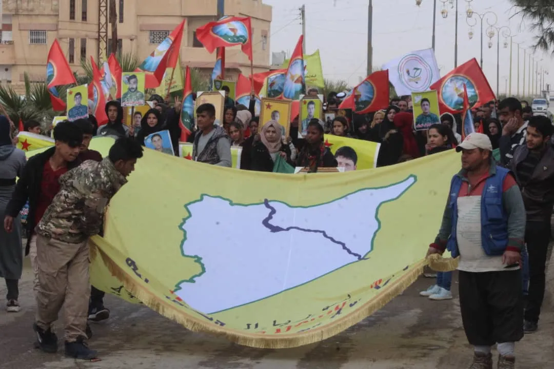 Şêniyên herêma Cizîrê li ser pêyan in û piştgiriya QSD`ê dikin