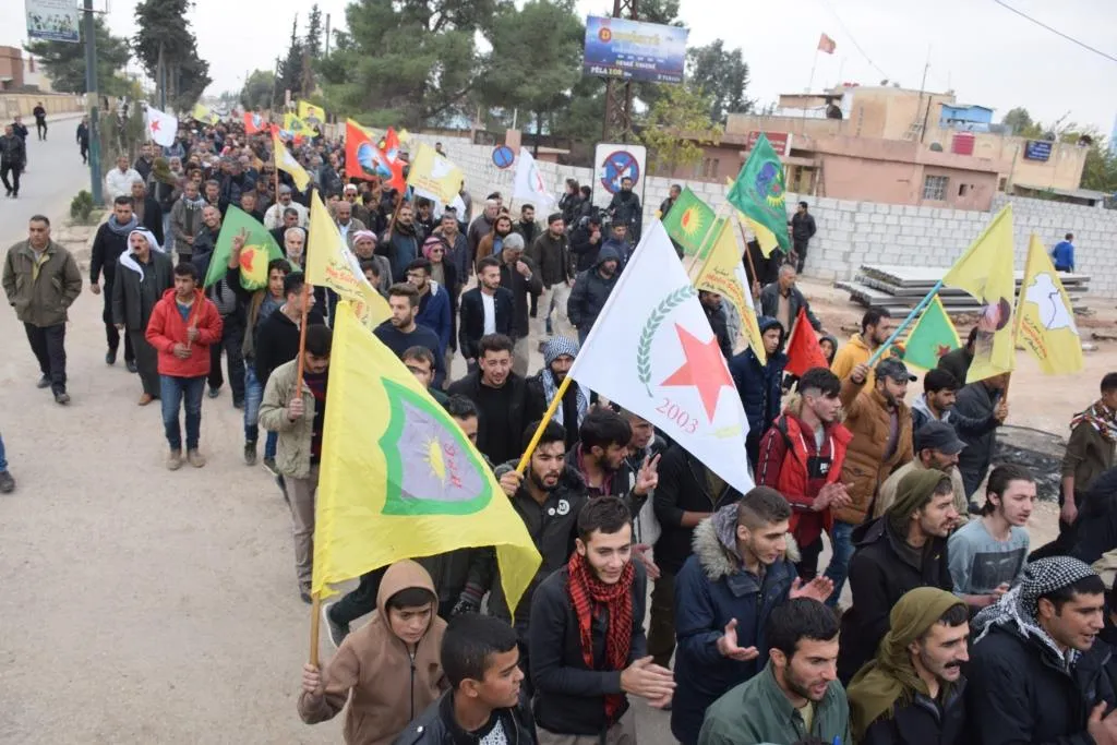 Şêniyên herêma Cizîrê li ser pêyan in û piştgiriya QSD`ê dikin