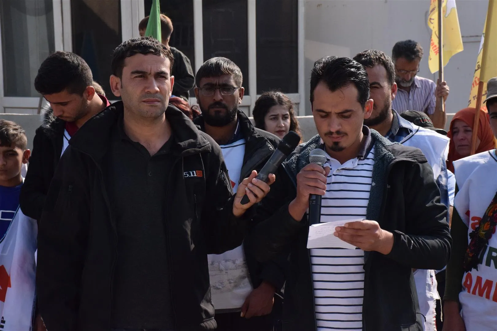 Çalakiya li ber avahiya NY‘yê ya li Qamişloyê di roja 5‘an didome
