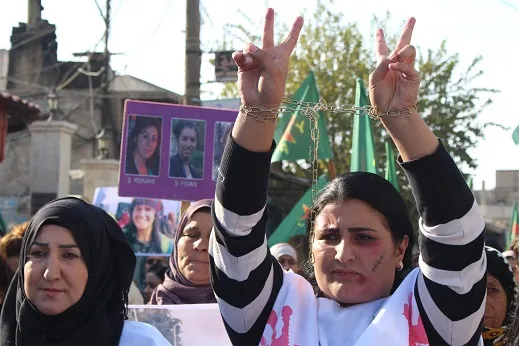 Li Qamişlo, Amûdê û Tirbespiyê meşên 25‘ê Mijdarê