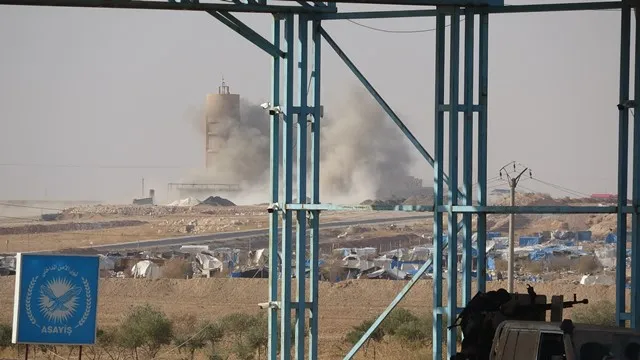 Bi dîmen..şer û êrişên li bejahiya rojavayê Eyn Îsayê