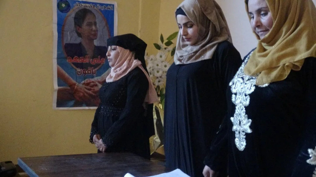 Rêveberiyên jin ên Tebqa, Reqa û Dêrazorê amadekariyên 25`ê Mijdarê dikin