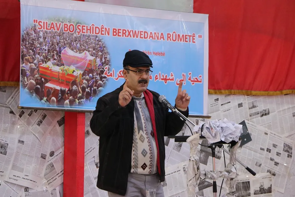 Li Helebê di şevburêkekê de Berxwedana Rûmetê hate silavkirin