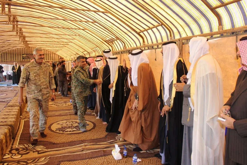 Şêxên eşîrên Reqayê piştgiriya xwe ya bi QSD‘ê re nîşan dan