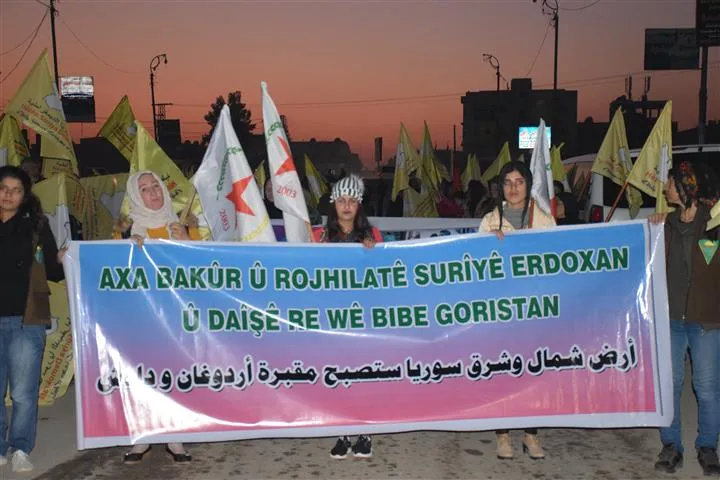 Ciwanên Hesekê ji bo QSD‘ê meşiyan
