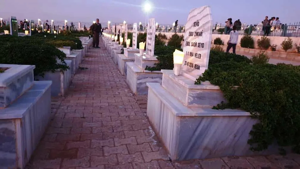 Li Kobanê şehîdên meha Cotmehê hatin bibîranîn