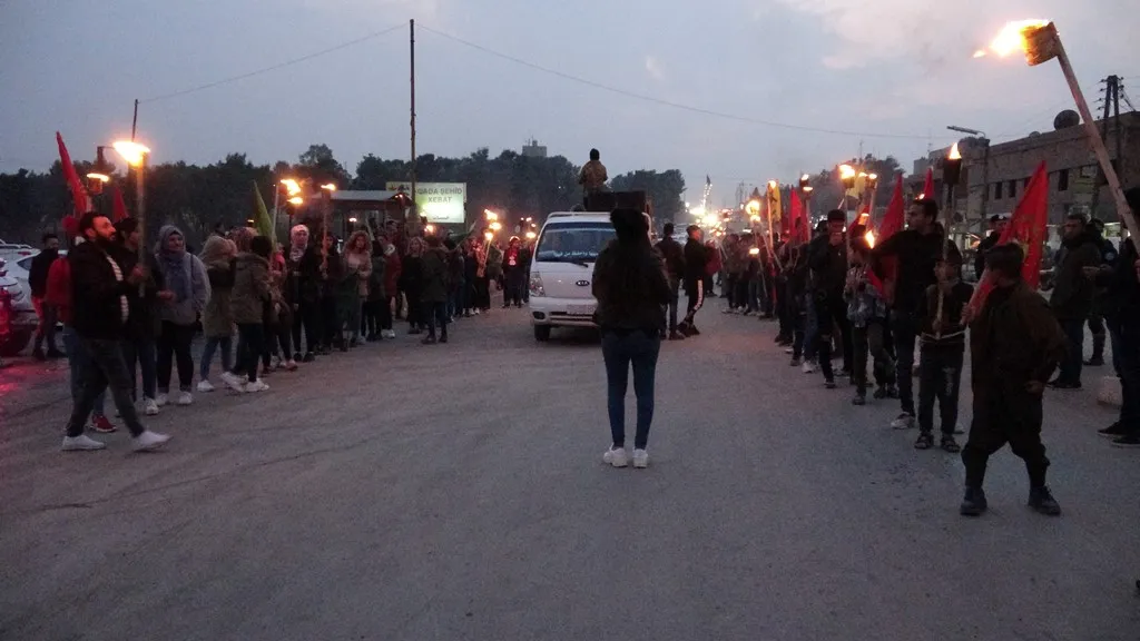 Ciwanên Girkê Legê ji bo piştgiriya QSD`ê meşiya