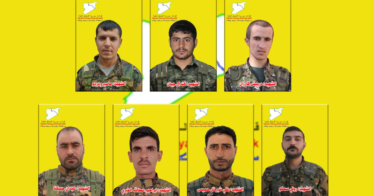 Nasnameya 7 şervanên Berxwedana Rûmetê hatin eşkerkekirin