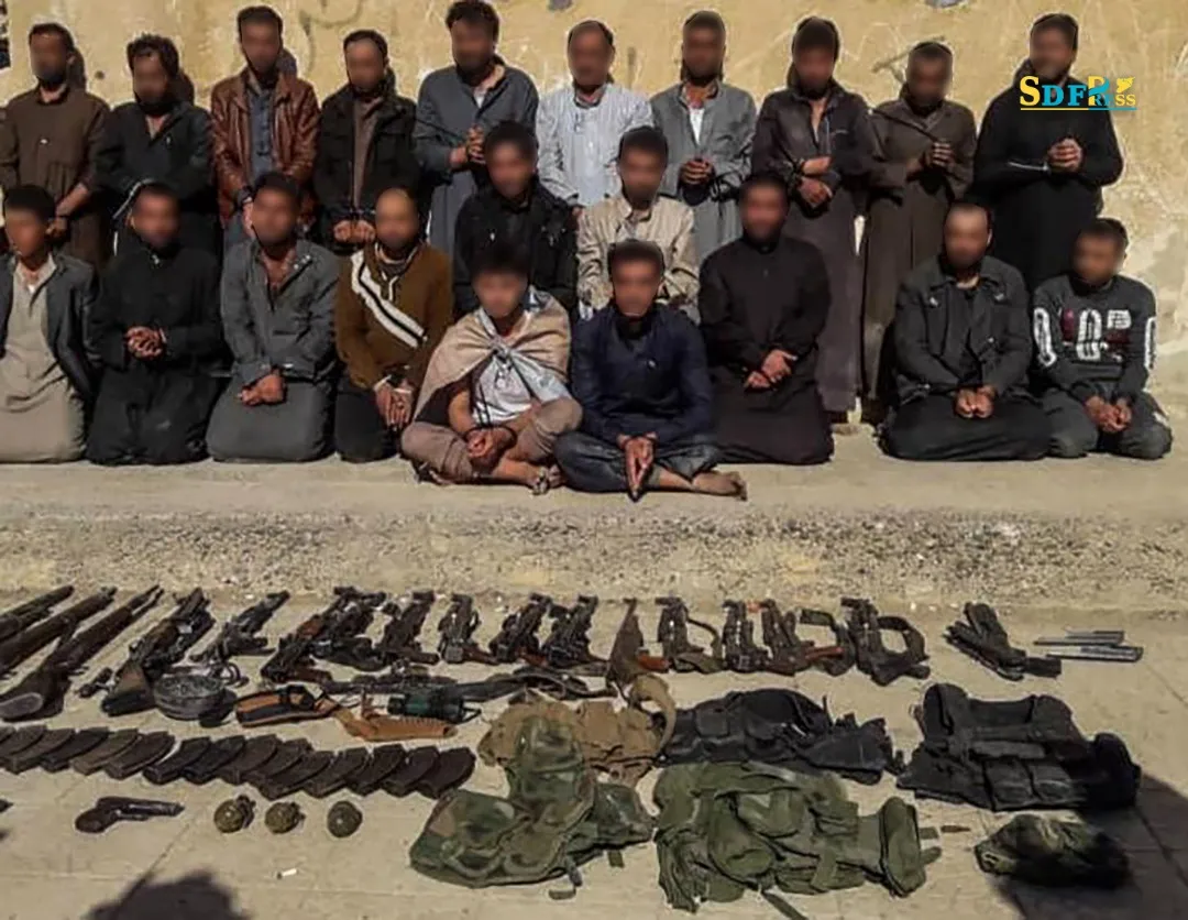Di operasyonên QSD‘ê yên li dijî DAIŞ‘ê de 25 çete hatin girtin